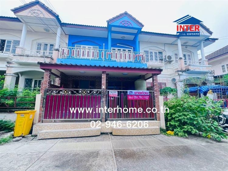 ทาวน์เฮ้าส์ 2 ชั้น 18 ตร.ว. หมู่บ้านสุธาวี คลัสเตอร์เฮ้าส์ ซอยสุธาวีซอย2-3 ถนนบางพลี-ตำหรุ บางพลี สมุทรปราการ