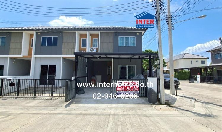 ทาวน์เฮ้าส์ 2 ชั้น 21 ตร.ว. หมู่บ้านพฤกษา รังสิต-คลอง5 ถนนรังสิต-นครนายก ถนนเลียบคลองห้า คลองหลวง ปทุมธานี