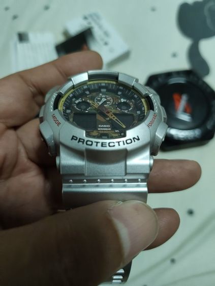 G-Shockแท้ GA-100BYมีตำหนิตรงสายนาฬิกา รูปที่ 2