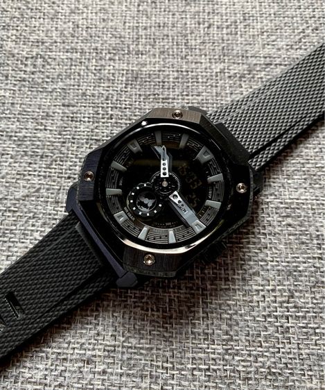 digital watch สายซิลิโคน รูปที่ 3