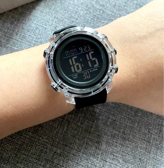 นาฬิกาดิจิตอล สายซิบิโคน รูปที่ 12