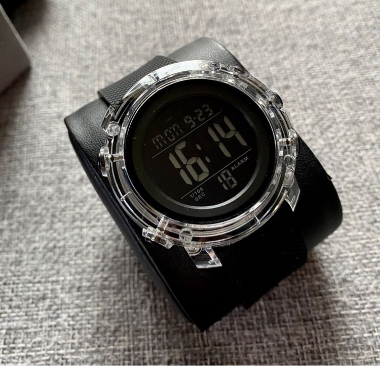 นาฬิกาดิจิตอล สายซิบิโคน รูปที่ 7