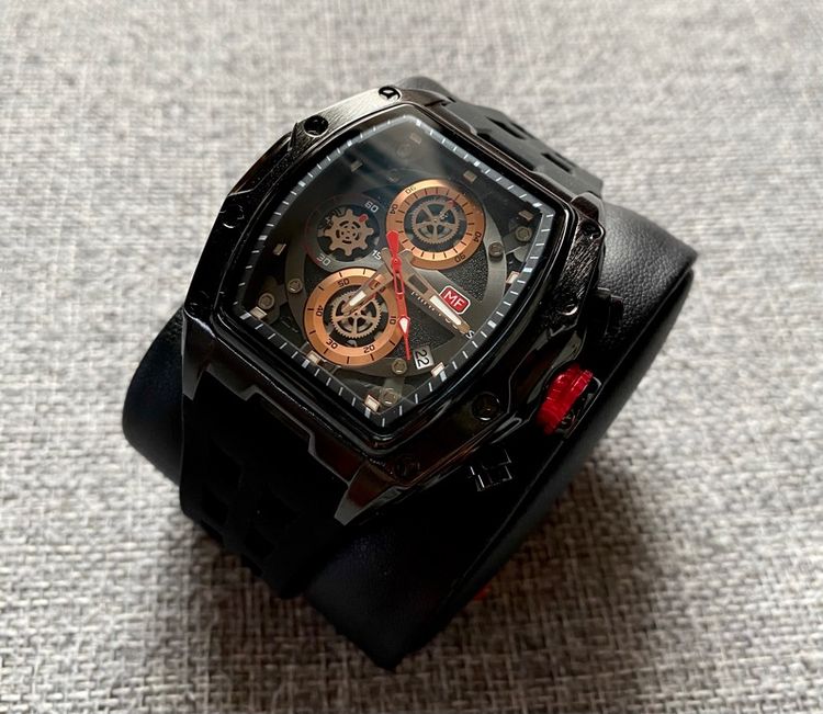 นาฬิกาสปอร์ต โครโนกราฟ จับเวลา สายซิลิโคน รูปที่ 6