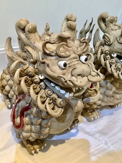 ปี่เซียะคู่กังไสโชคลาภ สูง 10 นิ้ว กว้าง 9 นิ้ว หายากเก็บสะสม รูปที่ 3