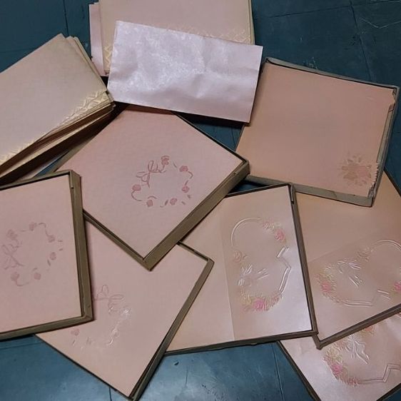 7 กล่อง การ์ดแต่งงาน แบบพับ พร้อมซอง 600-700ชุด รูปที่ 4