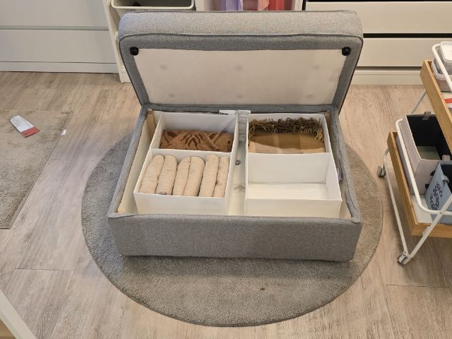 สตูลเหลี่ยม(เก็บของใต้ที่นั่งได้) IKEA - KIVIK รูปที่ 13