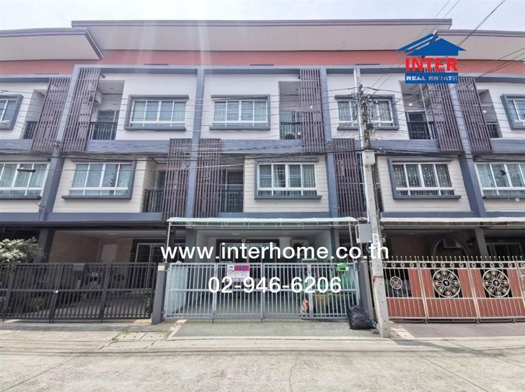 ทาวน์โฮม 3 ชั้น 21.5 ตร.ว. หมู่บ้านคิวบิส สนามบินน้ำ ซอยนนทบุรี48 ถนนนนทบุรี เมืองนนทบุรี นนทบุรี