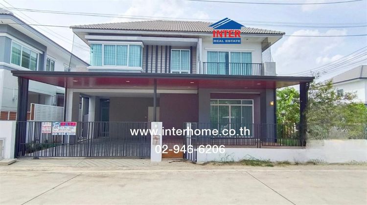 บ้านเดี่ยว 2 ชั้น 67.4 ตร.ว. หมู่บ้านเดอะโค้ด ลำพยา ถนนเพชรเกษม ถนนเลียบคลองชลประทาน เมืองนครปฐม นครปฐม