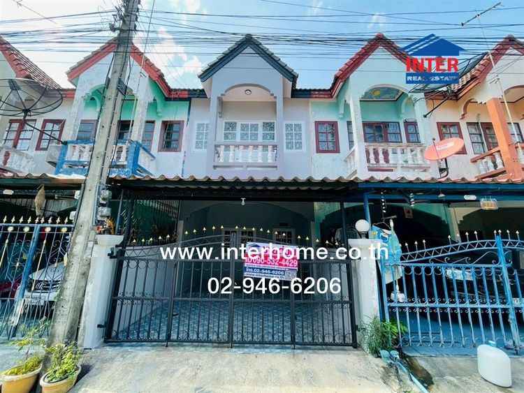 ทาวน์เฮ้าส์ 2 ชั้น 16 ตร.ว. ทาวน์เฮ้าส์ ซอยคลองมะเดื่อ17 (กม.12) ถนนเศรษฐกิจ1 กระทุ่มแบน สมุทรสาคร