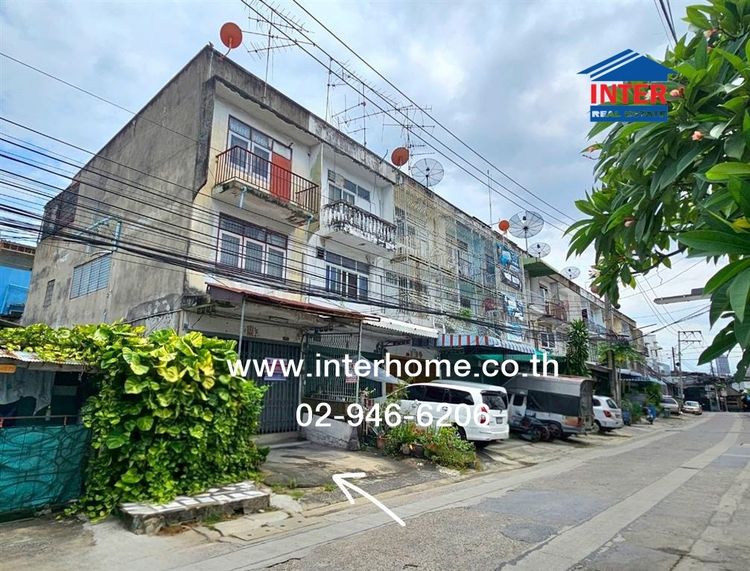 อาคารพาณิชย์ 3 ชั้น 18.7 ตร.ว. หมู่บ้านชุมชนภูมิสุข (ซอยวัดราษฎร์ศรัทธาธรรม) ซอยอ่อนนุช30 แยก7 ถนนอ่อนนุช เขตสวนหลวง กรุงเทพมหานคร