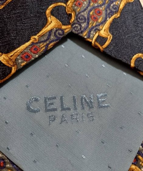 ✔️💯2️⃣5️⃣0️⃣.💥 Clearance SALE 🔥✨👔 เนคไท CELINE - Made in Spain - ของแท้ (มือ 2) รูปที่ 6