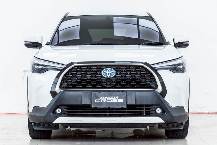 Toyota Corolla Cross 2021 1.8 Hybrid Premium Utility-car ไฮบริด ไม่ติดแก๊ส เกียร์อัตโนมัติ ขาว รูปที่ 4