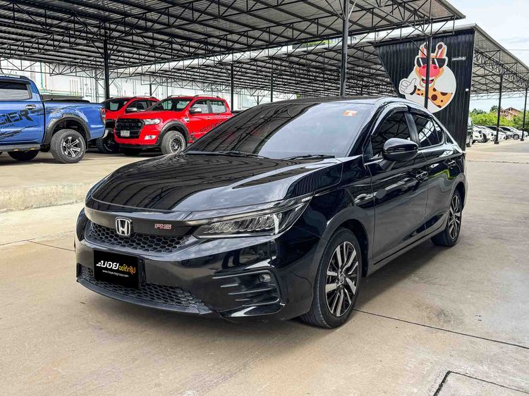 Honda City 2023 1.0 RS Sedan เบนซิน ไม่ติดแก๊ส เกียร์อัตโนมัติ ดำ