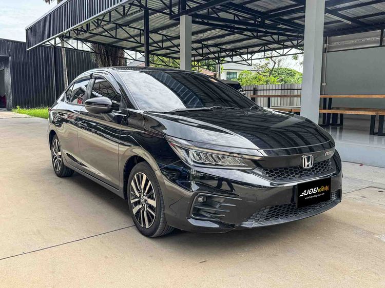 Honda City 2023 1.0 RS Sedan เบนซิน ไม่ติดแก๊ส เกียร์อัตโนมัติ ดำ รูปที่ 3