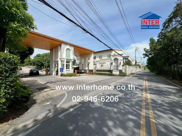 ทาวน์เฮ้าส์ 2 ชั้น 18.5 ตร.ว. หมู่บ้านโกลเด้นทาวน์ วงศ์สว่าง-รัชดา ซอยพิบูลสงคราม22 แยก6 (ซอยวัดกำแพง) ถนนพิบูลสงคราม เมืองนนทบุรี นนทบุรี