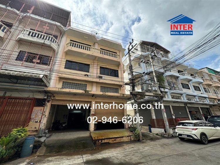 อาคารพาณิชย์ 3.5 ชั้น 59.6 ตร.ว อาคารพาณิชย์ ซอยสะแกงาม8-1 ถนนพระราม2 เขตบางขุนเทียน กรุงเทพมหานคร
