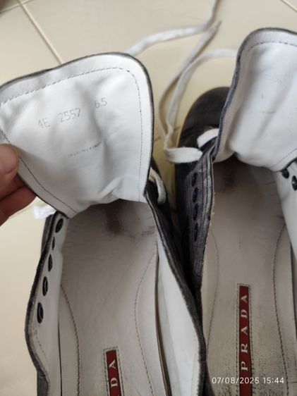 รองเท้าprada 4E2552 สีเทา size6.5ยาว27เซนมือสองขายตามสภาพ รูปที่ 6