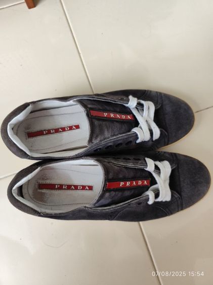 รองเท้าprada 4E2552 สีเทา size6.5ยาว27เซนมือสองขายตามสภาพ รูปที่ 3