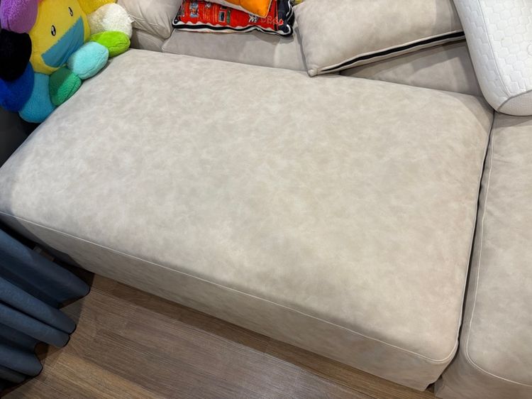 โซฟาผ้ากันน้ำกันรอยขีดข่วน ถอดประกอบได้ สภาพใหม่มาก ใหญ่ สะใจ ขายถูกๆ รูปที่ 3