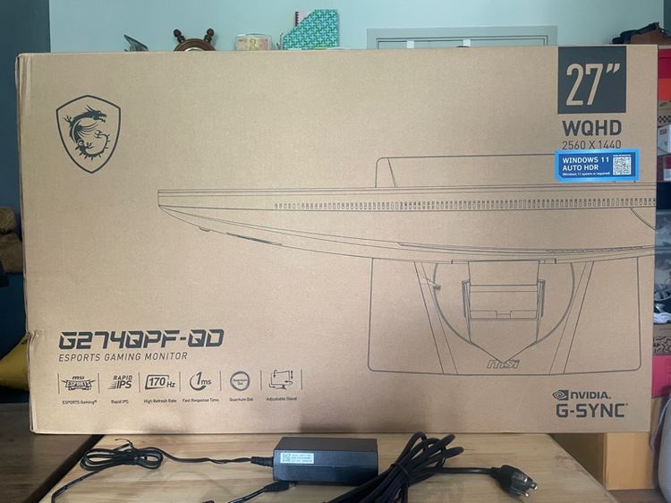 จอ MSI Monitor G274QPF QD (จอ 27 นิ้ว, 170Hz, 2K) รูปที่ 11