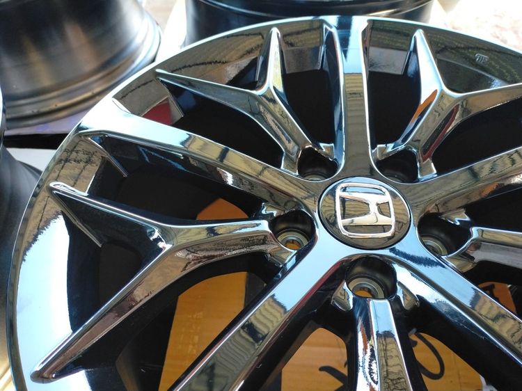 แม็กฮอนด้า ป้ายแดง ขอบ18 กว้าง8 et50  5 รู 114   ใส่ HRV CRV accord civic รูปที่ 5