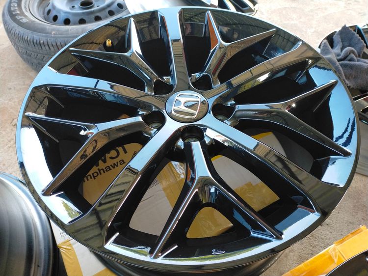 แม็กฮอนด้า ป้ายแดง ขอบ18 กว้าง8 et50  5 รู 114   ใส่ HRV CRV accord civic รูปที่ 2