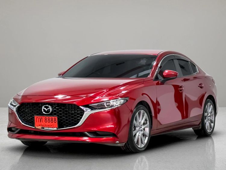 Mazda Mazda3 2019 2.0 S Sedan เบนซิน ไม่ติดแก๊ส เกียร์อัตโนมัติ แดง
