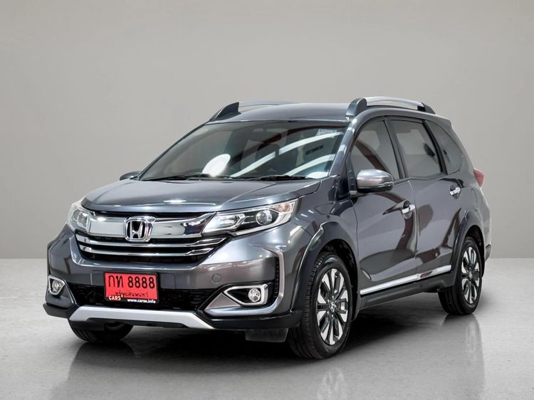 Honda BR-V 2019 1.5 SV Utility-car เบนซิน ไม่ติดแก๊ส เกียร์อัตโนมัติ เทา