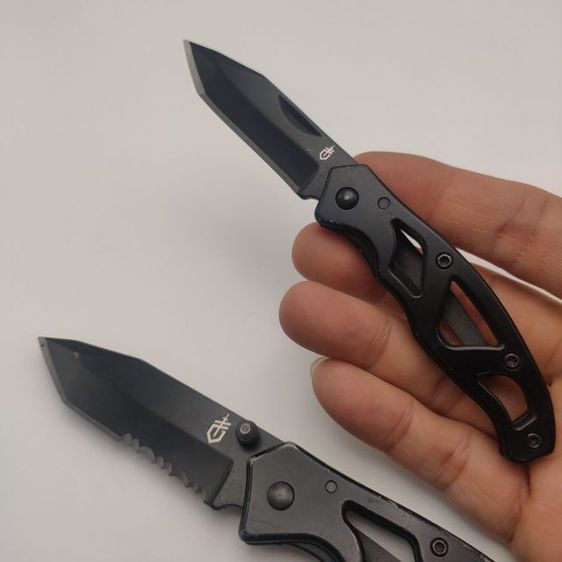 มีดพับ Gerber ขนาดใบมีด 2 นิ้ว กับ 2.5นิ้ว มือสองของแท้ ขายคู่ครับ รูปที่ 7