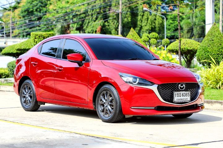 Mazda Mazda 2 2020 1.3 Skyactiv-G S Leather Sports Sedan เบนซิน ไม่ติดแก๊ส เกียร์อัตโนมัติ แดง รูปที่ 2
