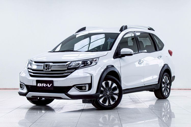 Honda BR-V 2019 1.5 SV Utility-car เบนซิน ไม่ติดแก๊ส เกียร์อัตโนมัติ ขาว รูปที่ 4