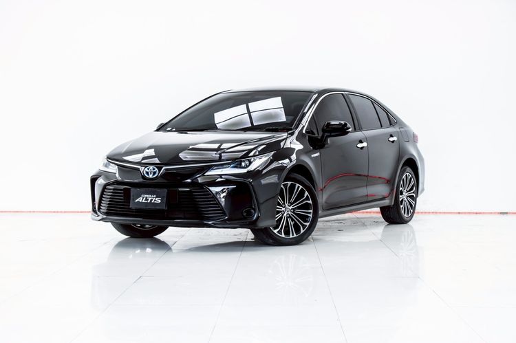 รถ Toyota Altis 1.8 Hybrid Mid สี ดำ