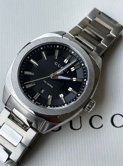 GUCCI GG2570 41 mm Black Dial Quartz Men’s Watch Swiss Watch YA142302 รูปที่ 4