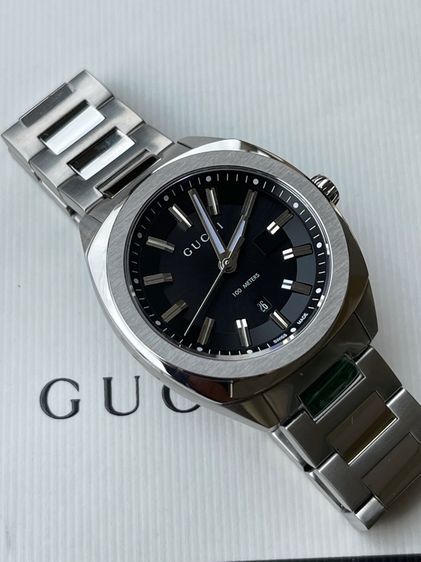 GUCCI GG2570 41 mm Black Dial Quartz Men’s Watch Swiss Watch YA142302 รูปที่ 5