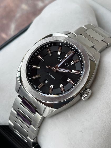 GUCCI GG2570 41 mm Black Dial Quartz Men’s Watch Swiss Watch YA142302 รูปที่ 9