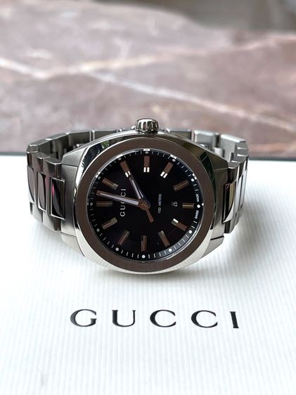 GUCCI GG2570 41 mm Black Dial Quartz Men’s Watch Swiss Watch YA142302 รูปที่ 12
