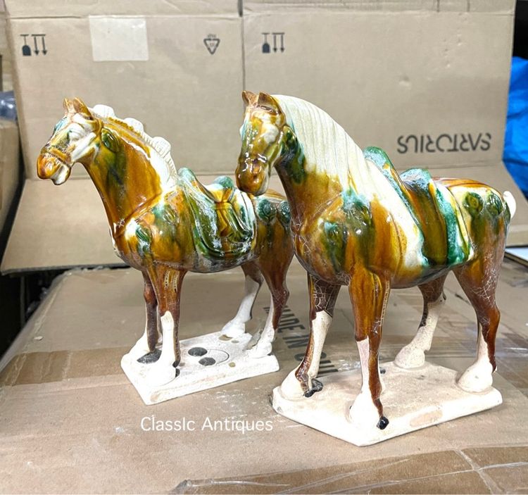 ม้าดิน เผาเคลือบ A1