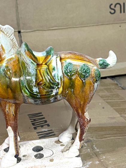 ม้าดิน เผาเคลือบ A1 รูปที่ 17