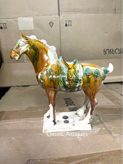 ม้าดิน เผาเคลือบ A1 รูปที่ 10