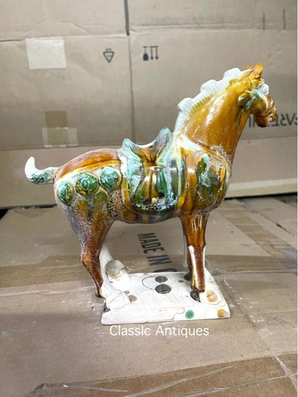 ม้าดิน เผาเคลือบ A1 รูปที่ 13