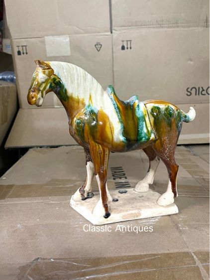 ม้าดิน เผาเคลือบ A1 รูปที่ 2