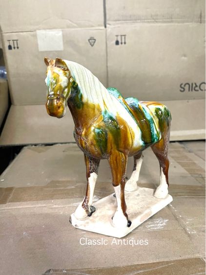 ม้าดิน เผาเคลือบ A1 รูปที่ 3