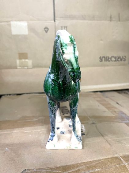 ม้า ดินเผาเคลือบA3 รูปที่ 4