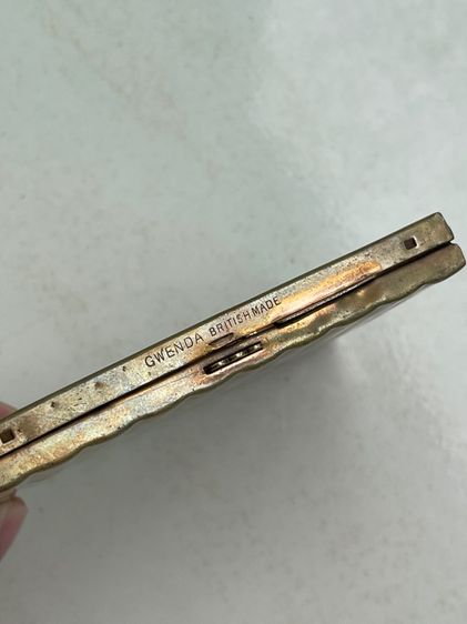 ตลับซิกาแรต ทองเหลือง โบราณเก่าสะสม รูปที่ 6