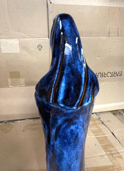 รูปปั้น เจ้าแม่กวนอิม เคลือบสีจูซาสะสม รูปที่ 13