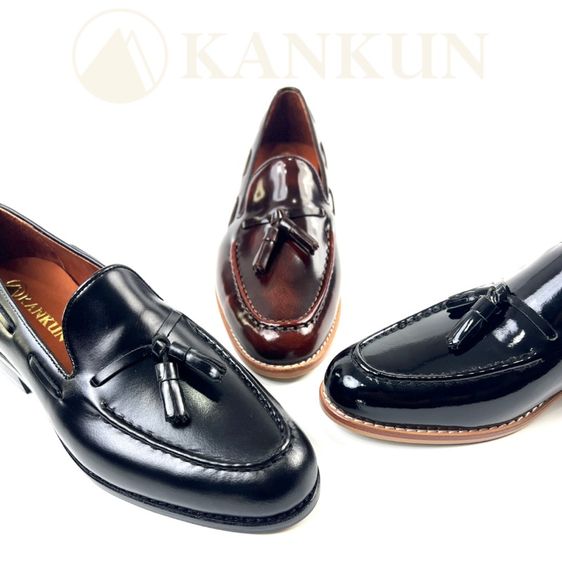 Tassel Loafer รองเท้าหนังวัวแท้ เกรดนำเข้า โดยช่างฝีมือระดับมืออาชีพ งานสวยหรูหรา สวมใส่สบาย พื้นนุ่มพิเศษ รูปที่ 2