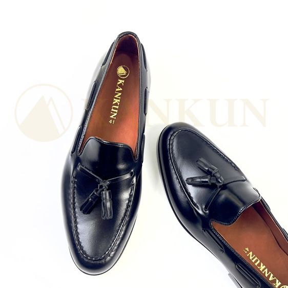 Tassel Loafer รองเท้าหนังวัวแท้ เกรดนำเข้า โดยช่างฝีมือระดับมืออาชีพ งานสวยหรูหรา สวมใส่สบาย พื้นนุ่มพิเศษ รูปที่ 9
