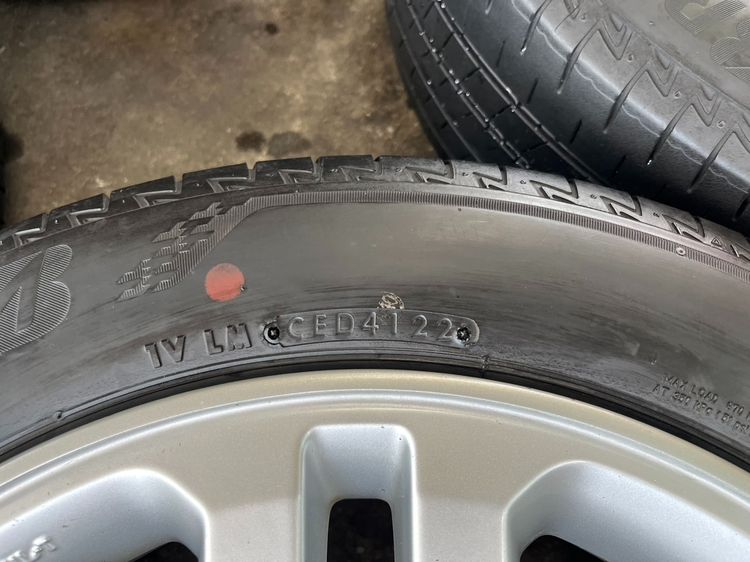 ✨ล้อแม็ก 6รู139✨Toyota ขอบ 17 พร้อมยาง 215-55-17 Bridgestone💥ปลายปี 22💥🚘ใส่กับ รถตู้ Commuter 6รู139 ได้เลย รูปที่ 9