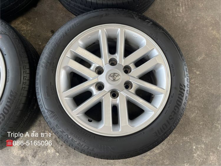 ✨ล้อแม็ก 6รู139✨Toyota ขอบ 17 พร้อมยาง 215-55-17 Bridgestone💥ปลายปี 22💥🚘ใส่กับ รถตู้ Commuter 6รู139 ได้เลย รูปที่ 3