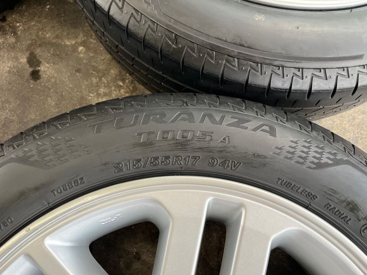 ✨ล้อแม็ก 6รู139✨Toyota ขอบ 17 พร้อมยาง 215-55-17 Bridgestone💥ปลายปี 22💥🚘ใส่กับ รถตู้ Commuter 6รู139 ได้เลย รูปที่ 7